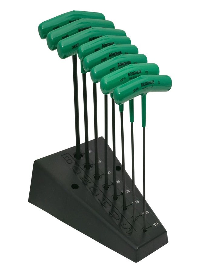 بوندهص مجموعة Bondhus 33034 من 8 مقابض على شكل حرف T، بأطوال متدرجة، مقاسات T9-T40 - Image 2