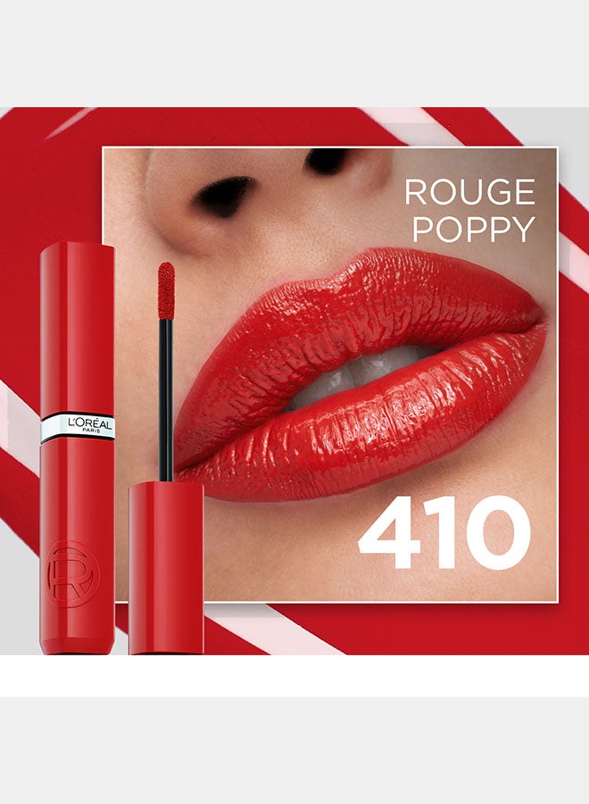 loreal paris L'Oréal Paris Infaillable Laque Resistance Liquid Lipstick 410 Rouge Bisou - Image 2