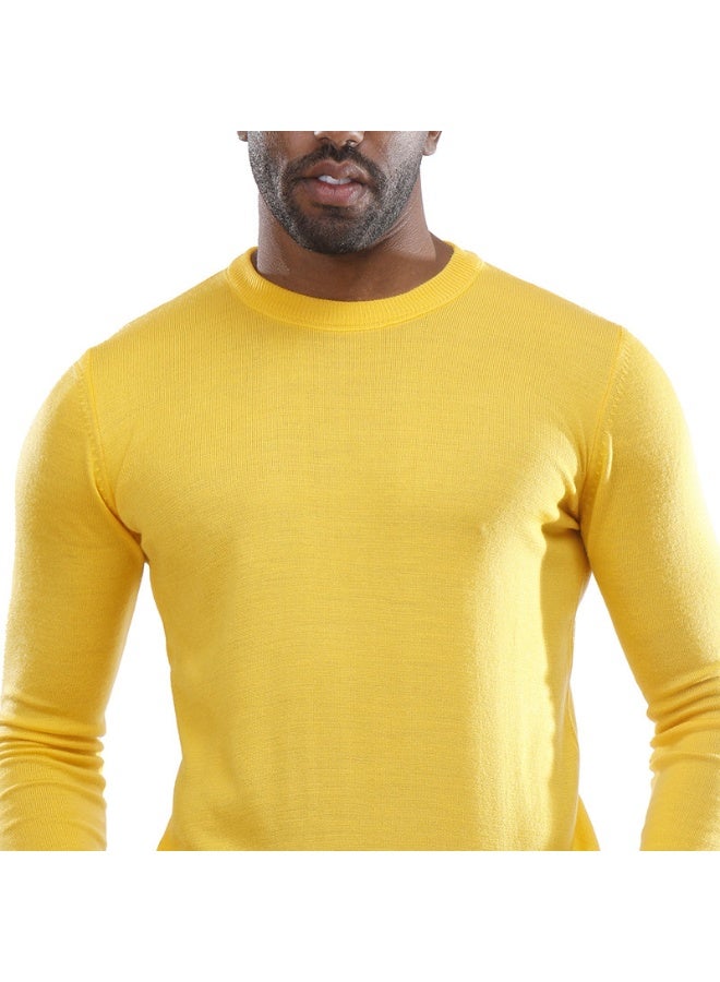 كوب كنزة رجالية كاجوال بأكمام طويلة - Image 2