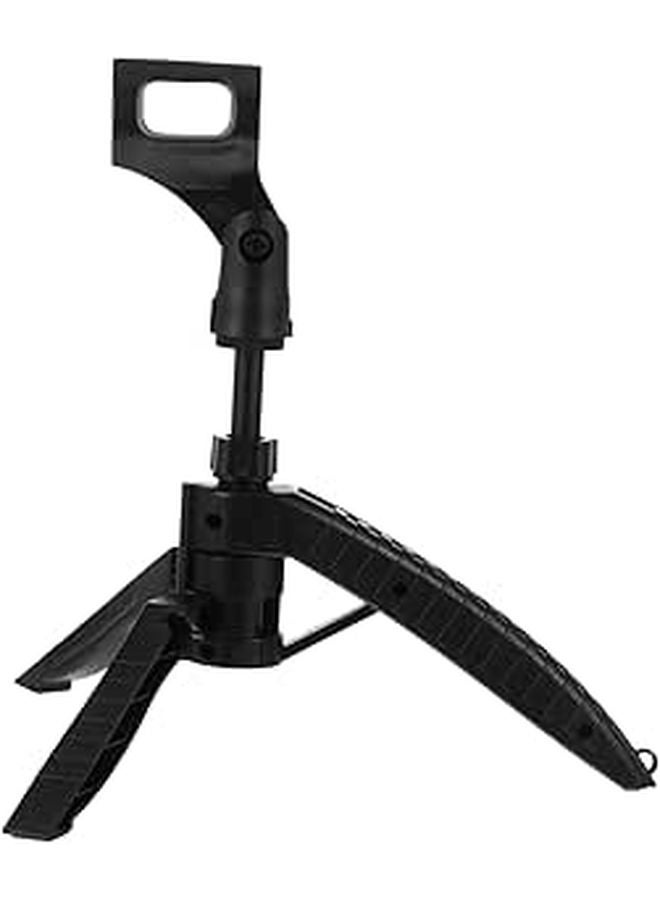 Adjustable Telescopic Microphone Stand Holder Table Support Stable Base Easy to Store - Image 1