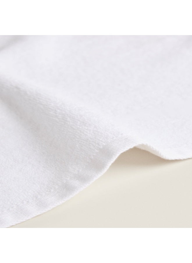Maples White (Set of 2) Borderless Bath Towels – 100% Cotton, 600 GSM, Luxuriously Soft and Highly Absorbent - Image 5