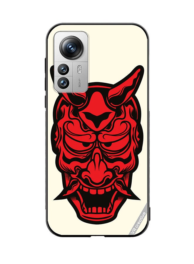 VR CREATIVE Protective Case Cover For Xiaomi 12X Devil Horns Design Multicolour - Image 1