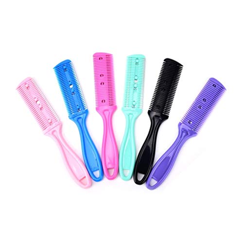 Delidge Double Sides Hair Razor Comb Cutter for Men's Women's ( Random Colour ) - Image 4