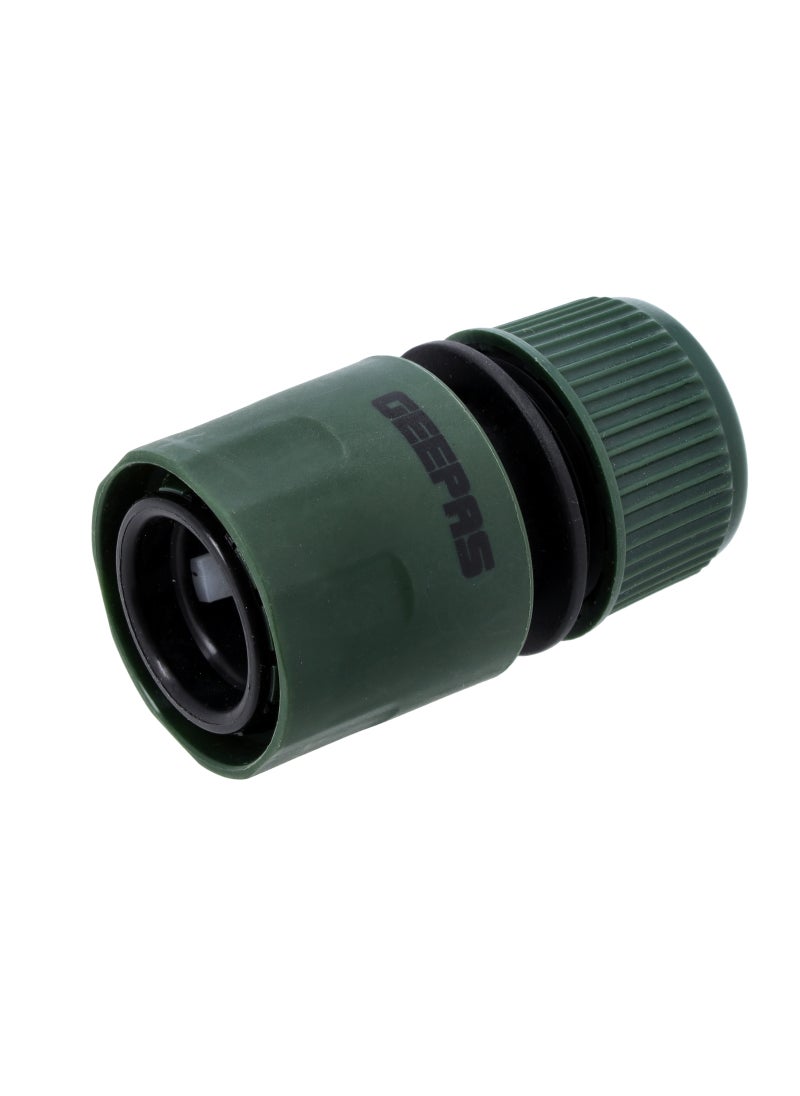 GEEPAS - 1/2 Hose Connector, Hose Quick Connector, GGP65079 | Garden Hose Fitting Quick Connector | Quick Release Hose Connector - Image 1