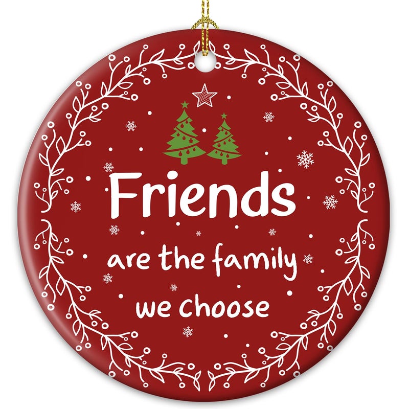 ZAGKOO Best Friend Ornaments for Women for Friends Friendship Gifts for Friend Female BFFs Besties Soul Sister Work Friends Group  Keepsake Christmas Tree Decoration 2025