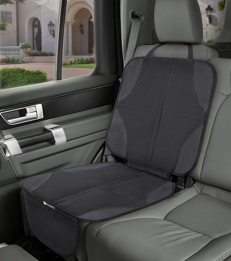 TIKE SMART Premium Car Seat Protector (Black, High Back) - Image 3