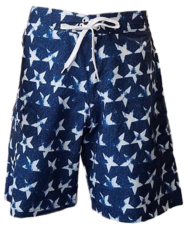 ToBeInStyle Men's Side Pocket Swimwear Boardshorts - Star - Medium - Image 3