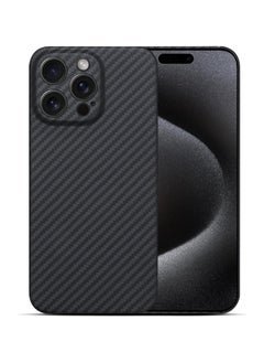 Ultra Thin and Lightweight Aramid Carbon Fiber Case for Apple iphone (Black)