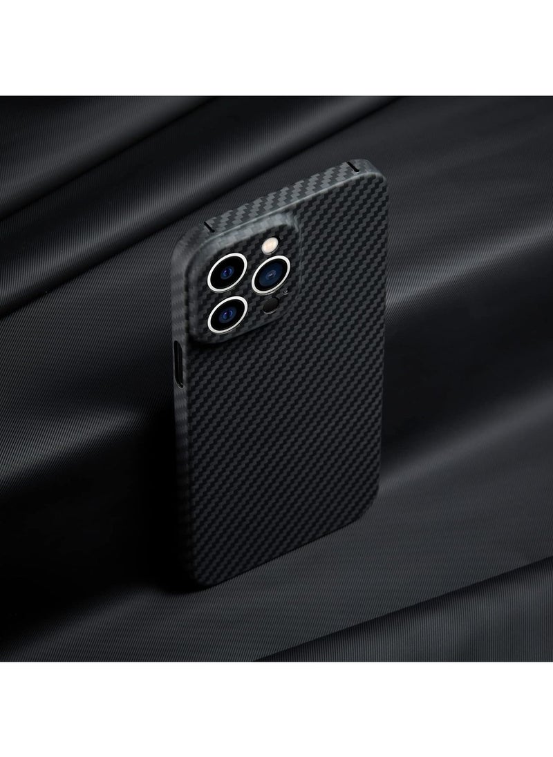 SNW - Ultra Thin and Lightweight Aramid Carbon Fiber Case for Apple iphone (Black) - Image 1