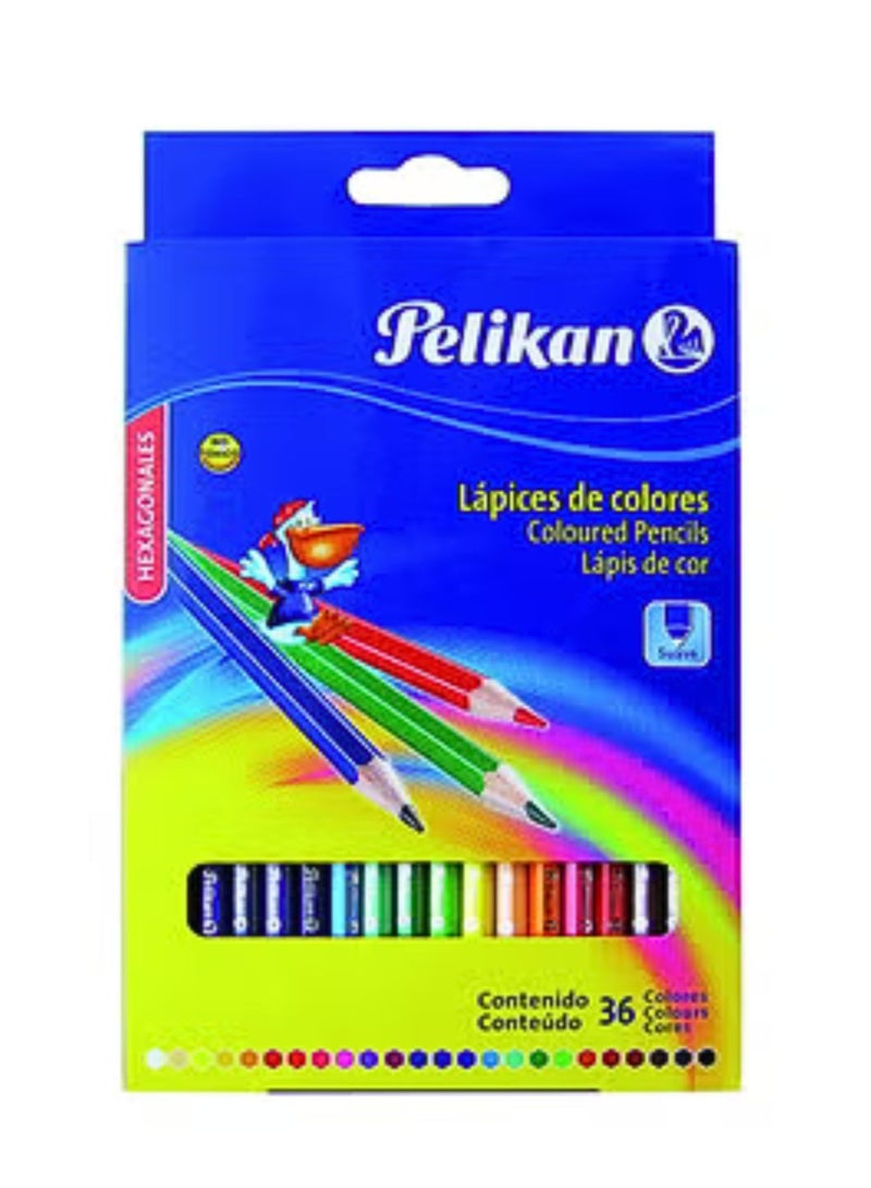 Pelikan Color Pencil 36 Pieces,Multicolor - Image 1
