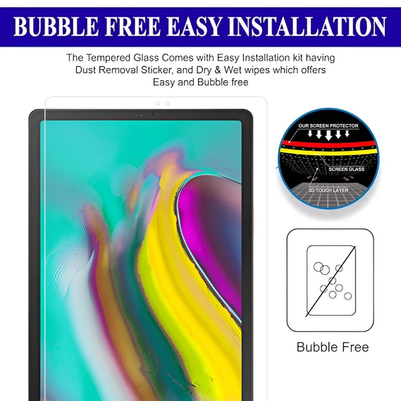 SPCORE Samsung Tab S5e 10.5 - SM-T720/T725 (2019) Tempered Glass | Screen Protector Tempered Glass for Samsung Galaxy Tab S5e 10.5 - SM-T720/T725 (2019) - 1 Pack - Image 4