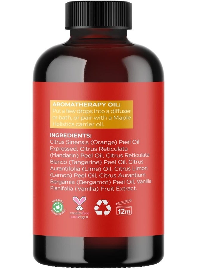 Maple Holistics مزيج من الزيوت العطرية الحمضية للناشر - زيوت عطرية منعشة للناشر من الحمضيات مع زيت الليمون والبرتقال والليمون الحامض العطري المنشط - زيوت عطرية نقية للناشر زيت مزيج الحمضيات  - Image 2