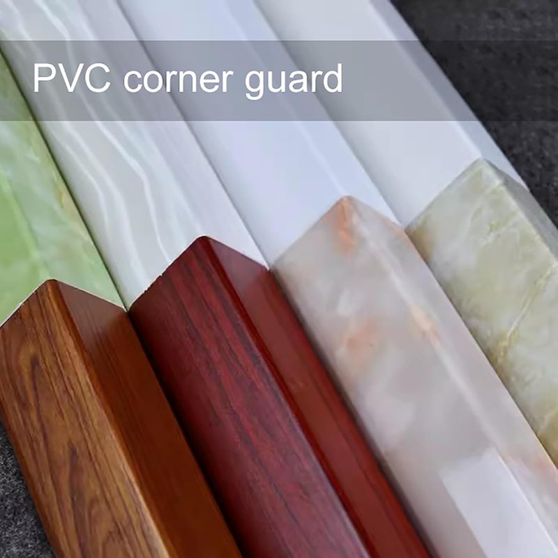 PVC Corner Protection Strip, 5Cm/2In Wide Corner Protection Strip, No Punching Corner Protection Strip for Living Room Decoration, Used for Hotel, School, Home Corner Decorati.Grey-80cm/31in - Image 2