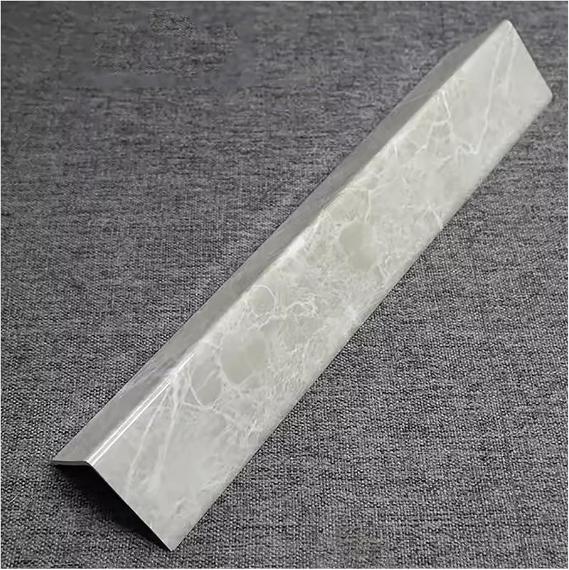 PVC Corner Protection Strip, 5Cm/2In Wide Corner Protection Strip, No Punching Corner Protection Strip for Living Room Decoration, Used for Hotel, School, Home Corner Decorati.Grey-80cm/31in - Image 1