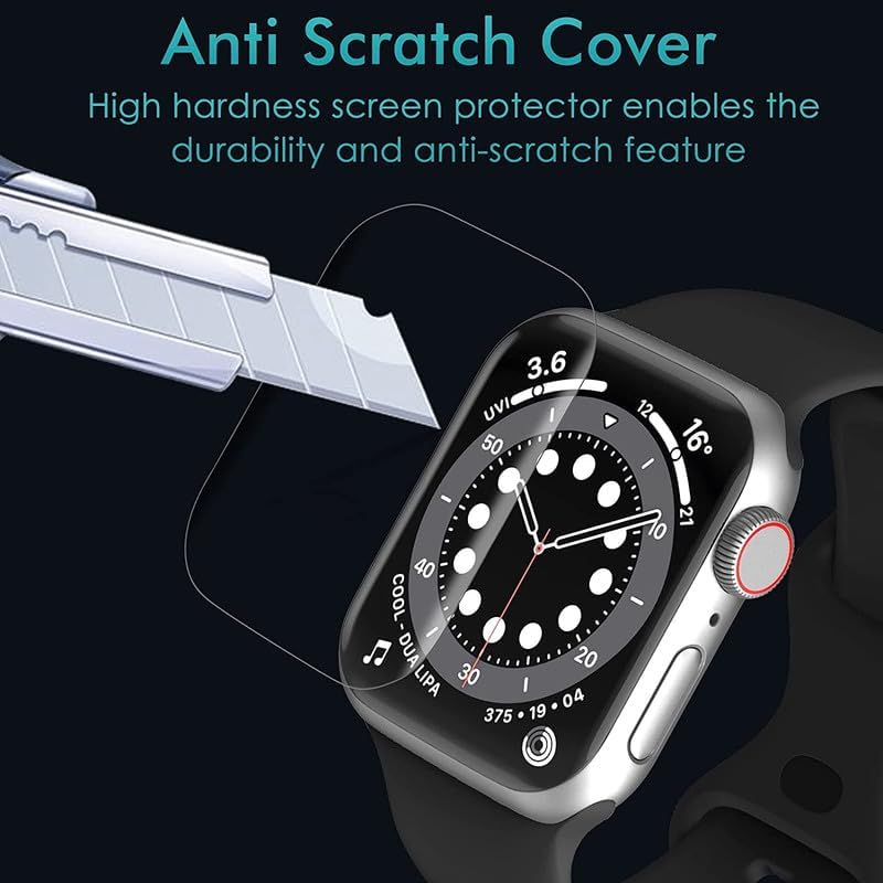 HELLOSCREEN 2-Pack | Screen Protector Guard for GOBOULT Drift+ | 1.85 inch | Smartwatch - Flexible & Ultrathin TPU Film, 9H Scratch Resistant, Bubble Free - Not Tempered Glass - Image 3