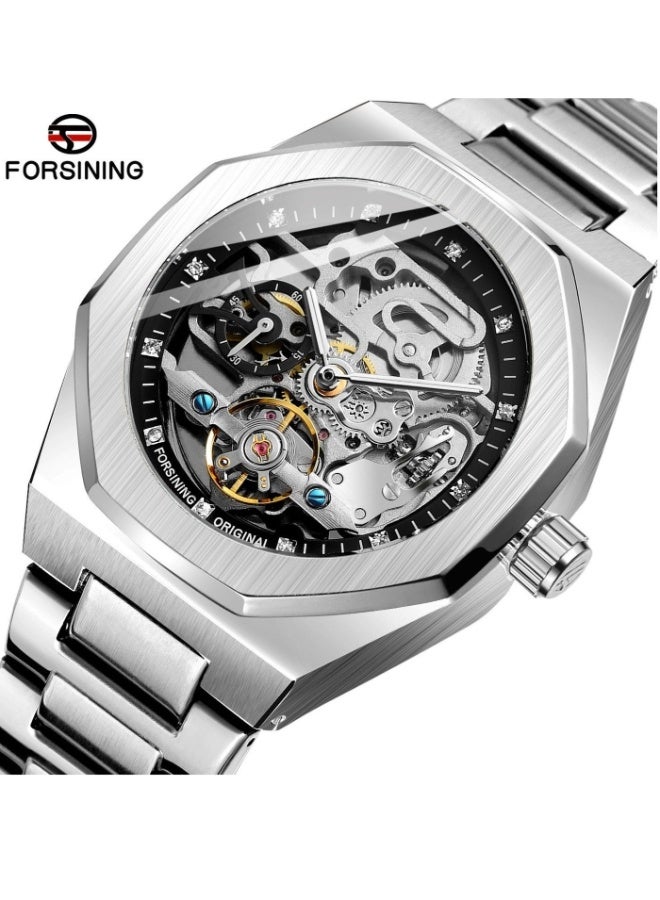 FORSINING Watches for Men Watch Stainless Steel Luxury Luminous Water Resistant Automatic Mechanical Wristwatc - Image 2