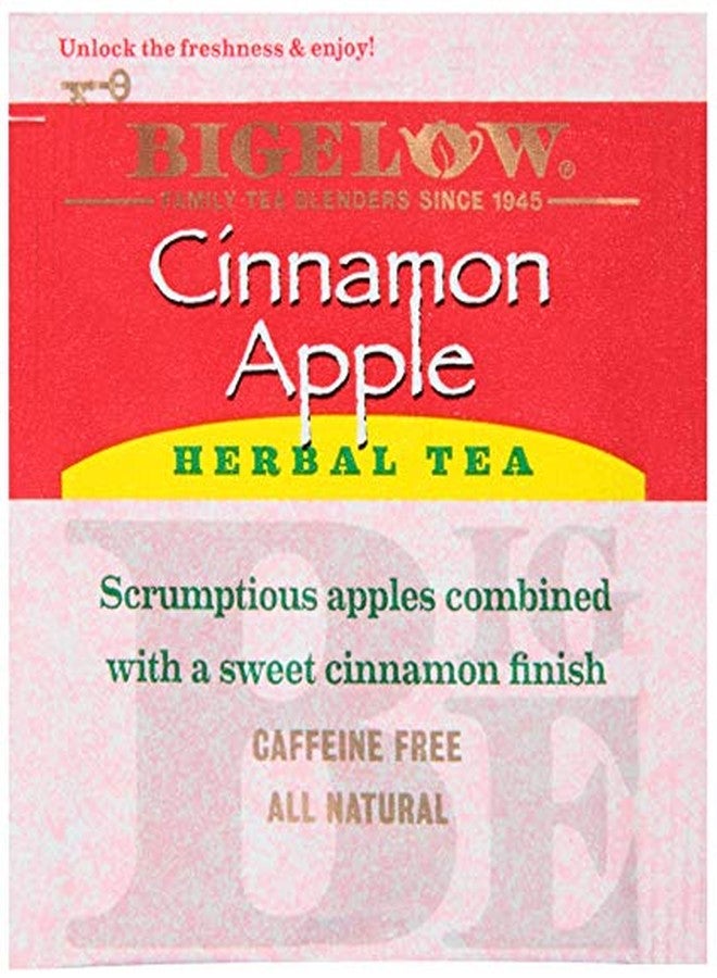 Bigelow Tea Bigelow Cinnamon Apple Herbal Tea Bags 28-Count Boxes (Pack of 6) Cinnamon Apple Hibiscus Flavored Herbal Tea Bags All Natural Non-GMO - Image 4