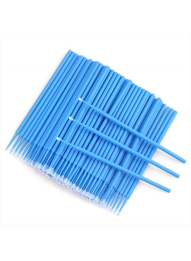 g2plus 500 قطعة فرش ميكرو قابلة للاستخدام لمرة واحدة للمكياج والعناية الشخصية، فرشاة ميكرو تجميل، مسحات ميكرو لتمديد الرموش، الأظافر، كحل العين (قطر الرأس: 2.5 مم/0.098'') - 5 × 100 قطعة - Image 1