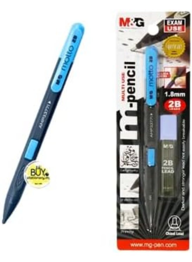 M&G Chenguang 1.8mm Mechanical Pencil + 2B Lead Refill - No:HAMP0173