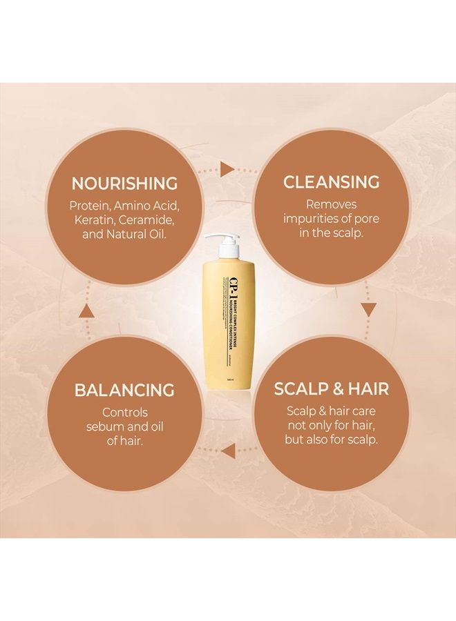 CP-1 Esthetic House Brightening Complex Intense Nourish Conditioner 500ml, Esthetic House, Professional care, For damaged care - Image 5