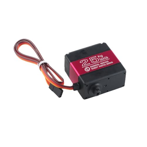 Wishiot RDS3225 25KG Servo Daul Shaft U Mount RC Digtal Servo Full Metal Gear Waterproof Robotic Arm Servo Motor 180 Degree with U Mounting Bracket for DIY Car Robot - Image 5