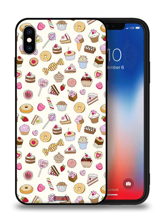 Tolwak Apple iPhone XS Protective Case Pattern Of Favorite Items - Image 1