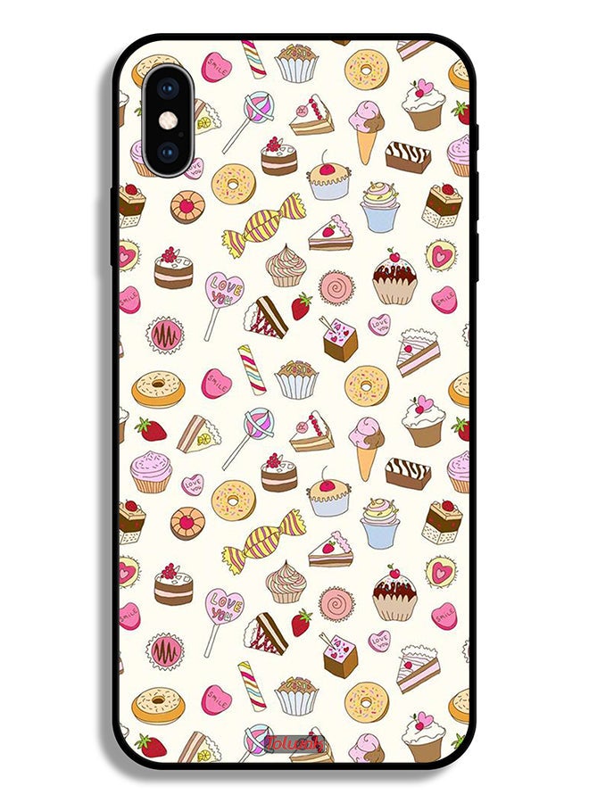 Tolwak Apple iPhone XS Protective Case Pattern Of Favorite Items - Image 2