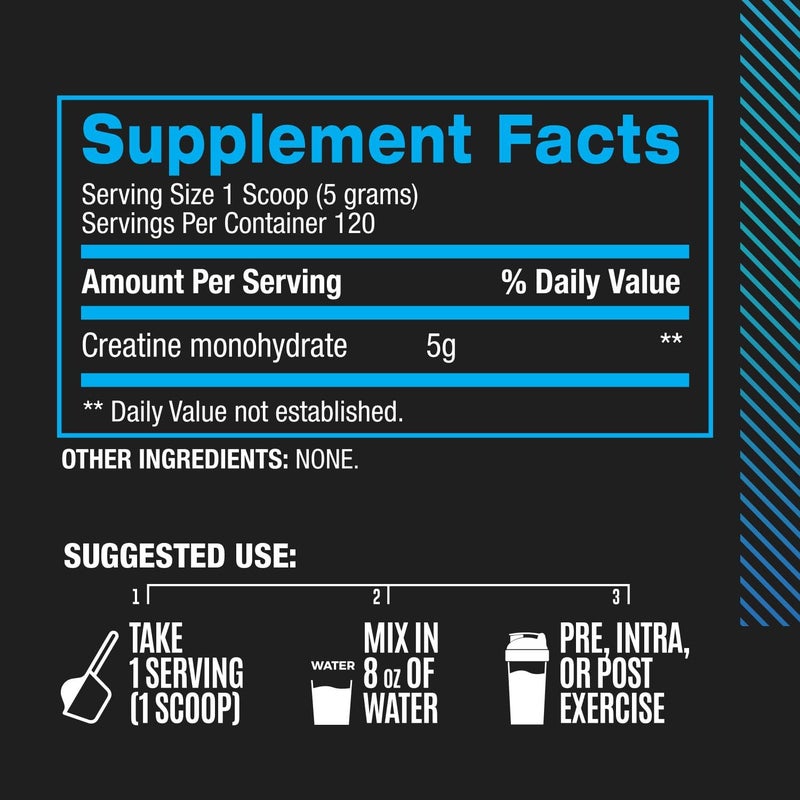 BPI Sports Micronized Creatine - Increase Strength - Reduce Fatigue - Lean Muscle Building - 100% Pure Creatine - Better Absorption - Supports Muscle Growth - Unflavored - 120 Servings - 21.16 Ounce - Image 4