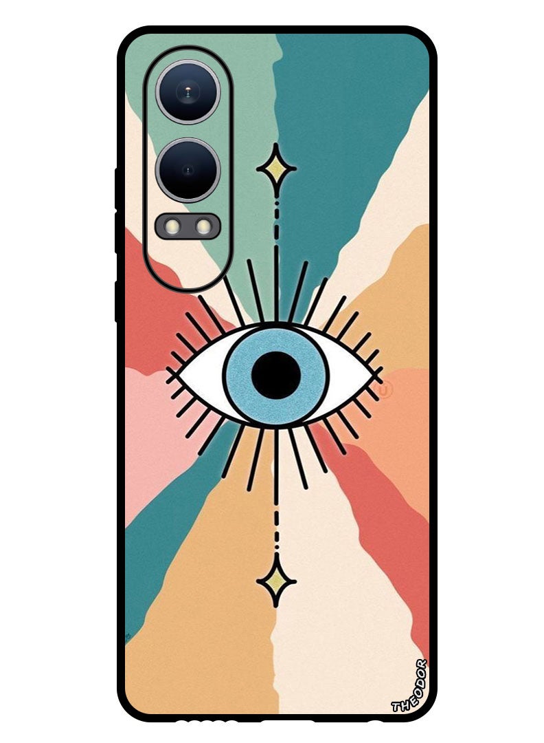 Theodor Protective Case Anti Scratch Shock Proof Bumper Cover For OnePlus Nord CE4 Lite Evil Eye 1 - Image 1