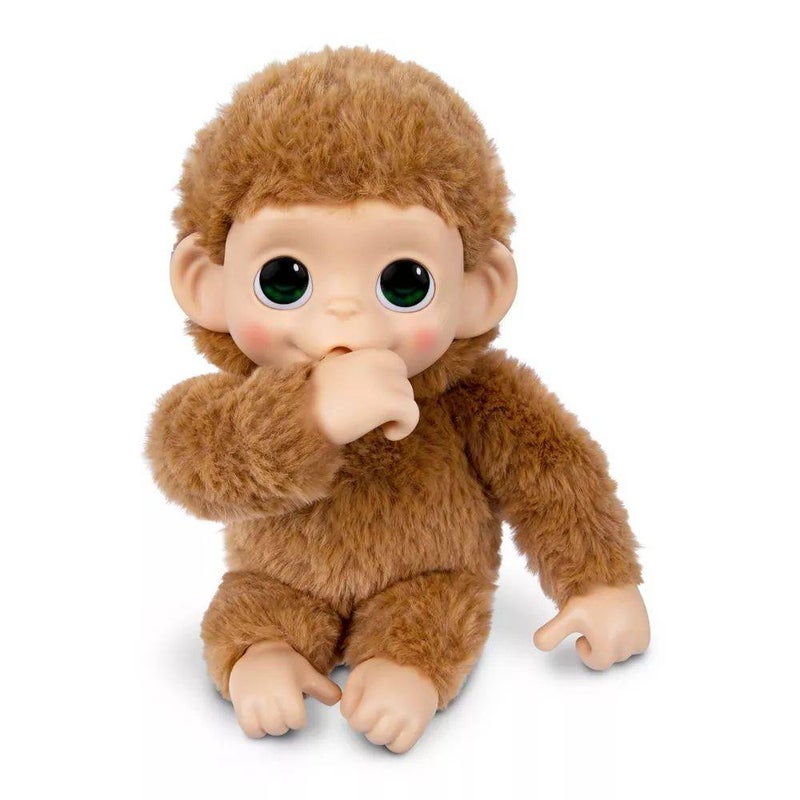 Little Live Pets Series 3 My Baby Monkey Minis Pipi Peach Interactive Plush Toy - Image 2