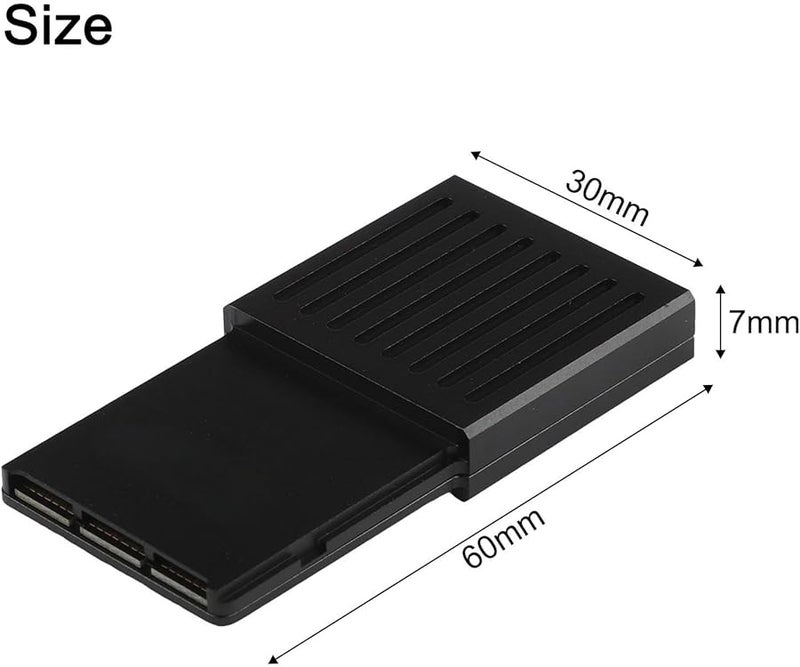 Aluminum Alloy NVMe 2230 SSD External Hard Drive Enclosure for Xbox Series X S Black - Image 5