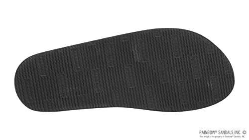Rainbow Sandals Men's Blue/Black Single Layer Soft Top 1" EVA Rubber Filled Nylon Strap - Image 5