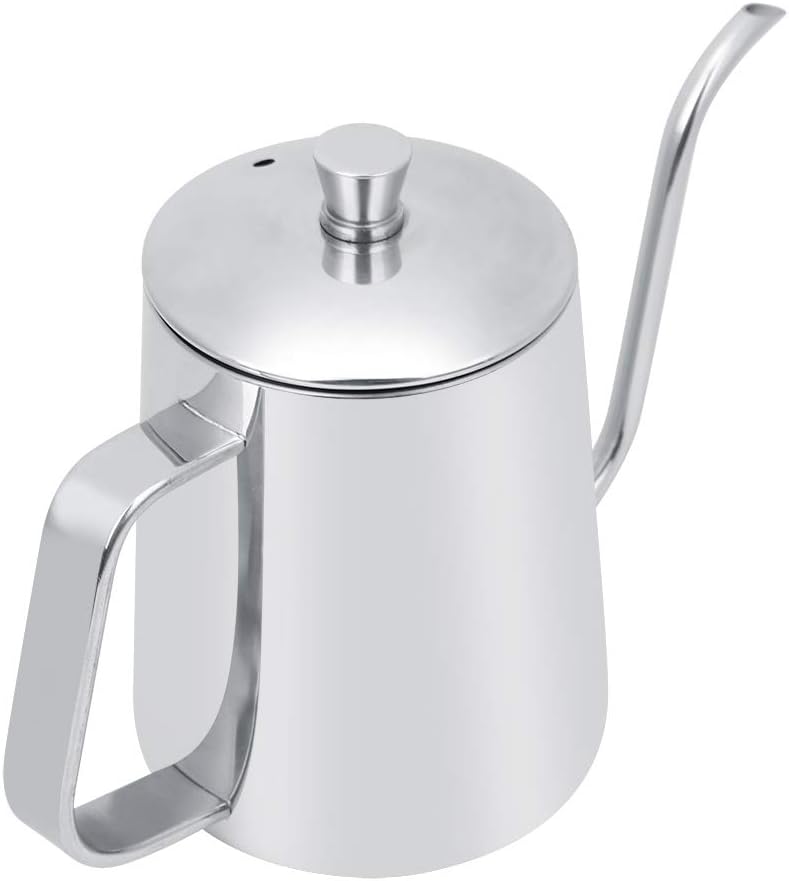 Gooseneck Coffee Pot 550ml Stainless Steel Longspouse Coffee Maker, Suitable for Home Kitchens and Shops, Easy to pour Water, and Easy to - Image 4