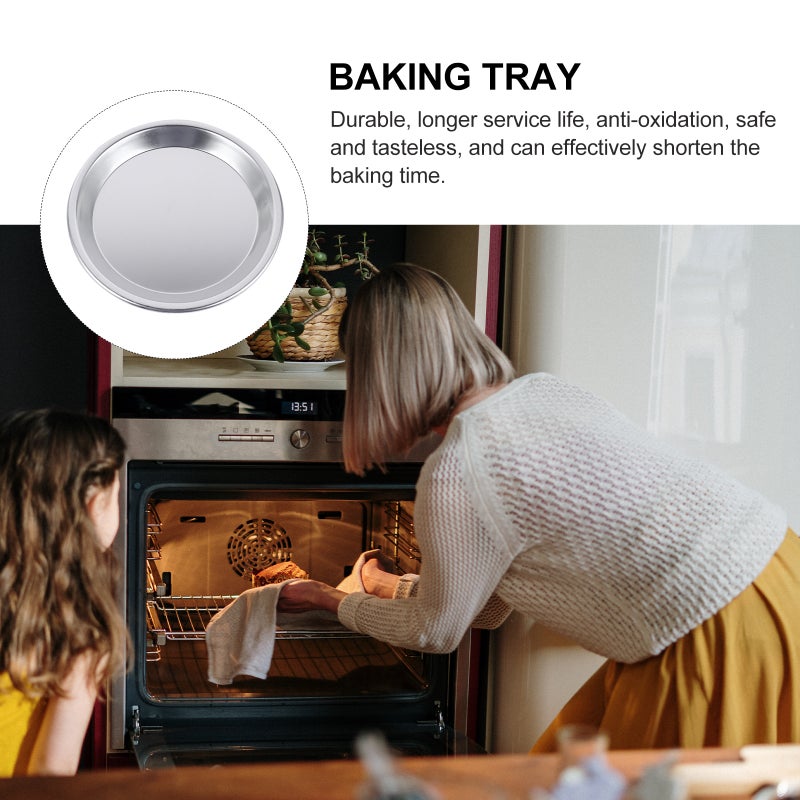Pizza Baking Pan Bakeware Pizza Baking Trays Baking Tool Baking Dish for Oven - Image 5