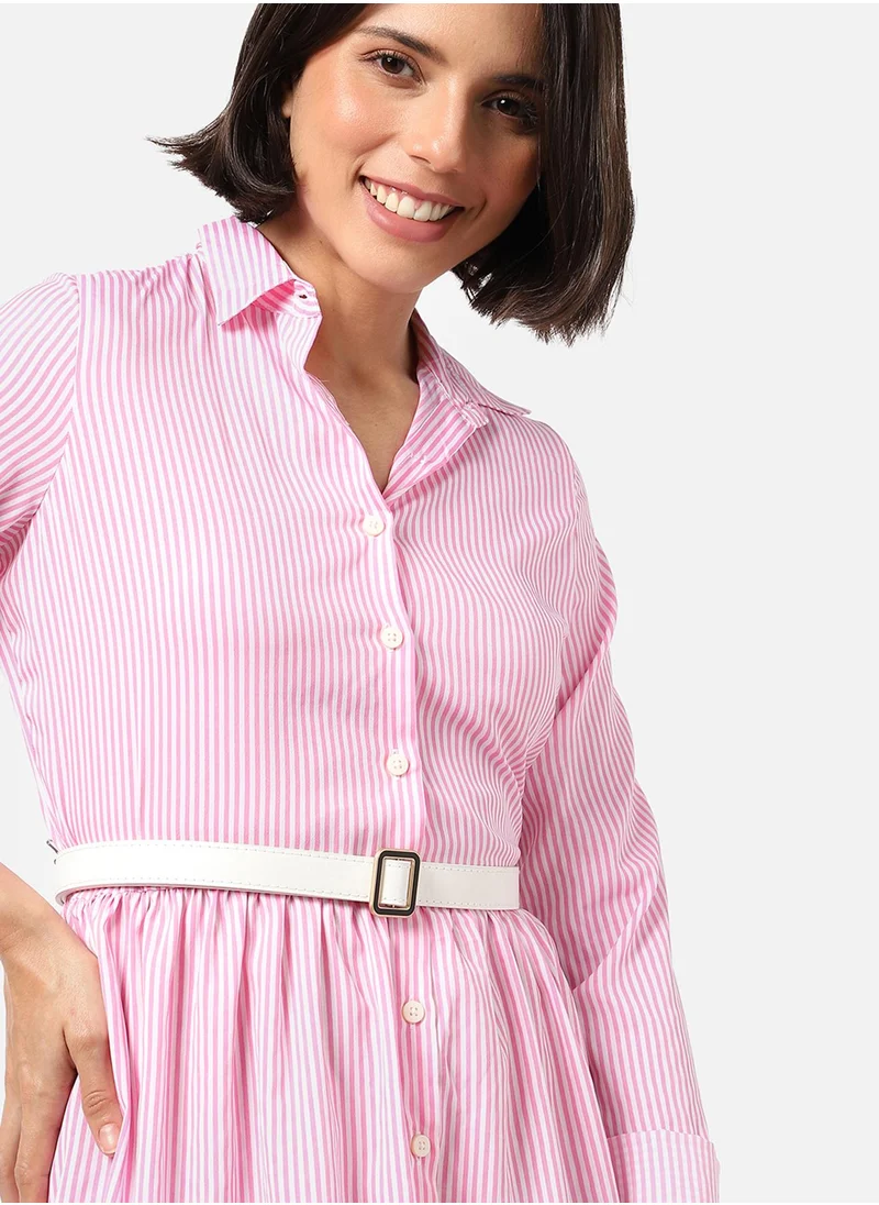Haute Sauce White Solid Waist Belt