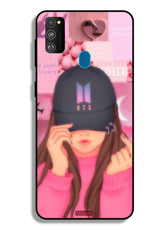 Tolwak Samsung Galaxy M30s Protective Case Cover Cap Girl Snap - Image 2