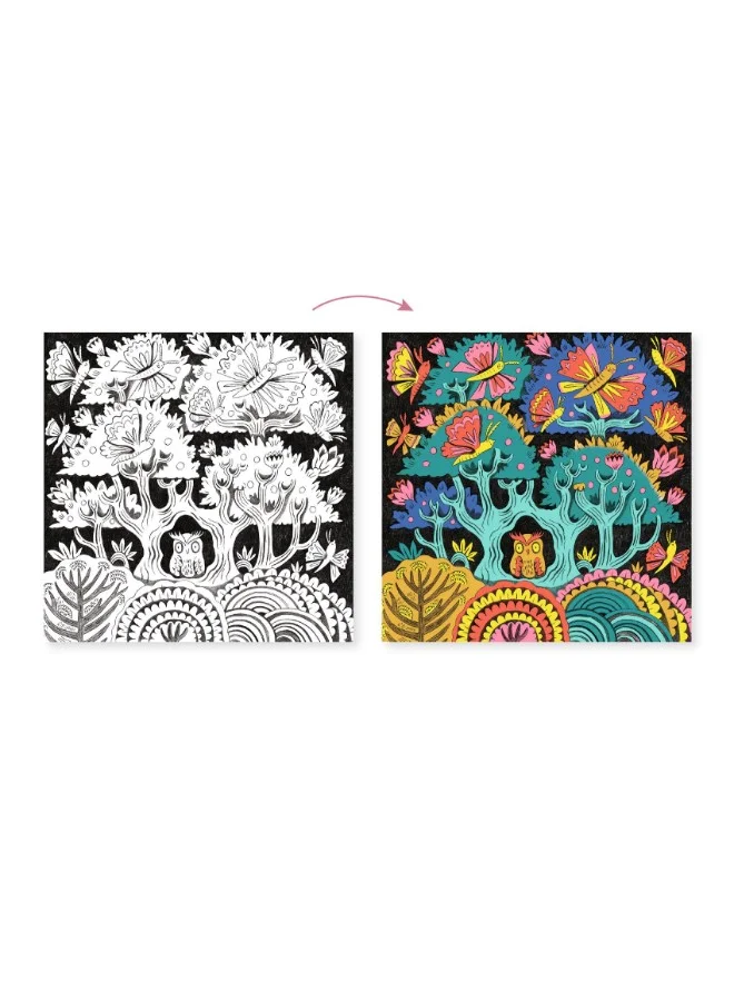 DJECO Fantasy Forest 3D Felt Tip Art