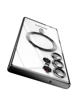 Magnetic Clear Case for Galaxy S24 Ultra Case,Compatible with MagSafe, Love Heart Design Electroplated Case Soft TPU Shockproof Full Camera Lens Protective Case for Samsung Galaxy S24 Ultra - pzsku/Z4921C36D6CB4233E690CZ/45/_/1731564293/9160f5eb-4b39-4bd9-ba1b-42db08fe9f00