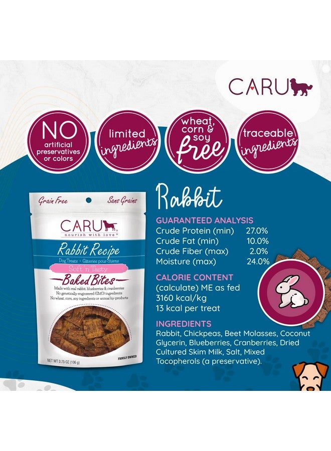 CARU - Soft 'n Tasty Baked Bites - Rabbit Bites Dog Treats - Flavorful Training Treats - 3.75 oz - Image 3