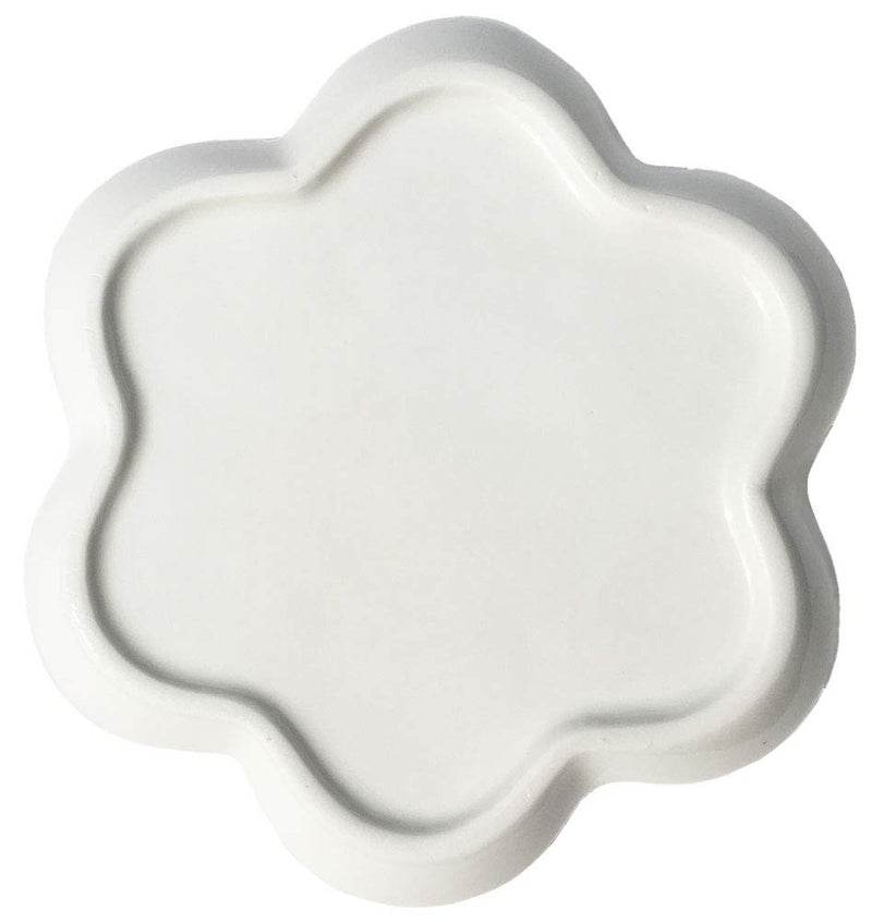 Easyou Porcelain Ceramic Palette Bone China Mixing Tray (Flower Mixing Palette 5.6"/14.5cm) - Image 5