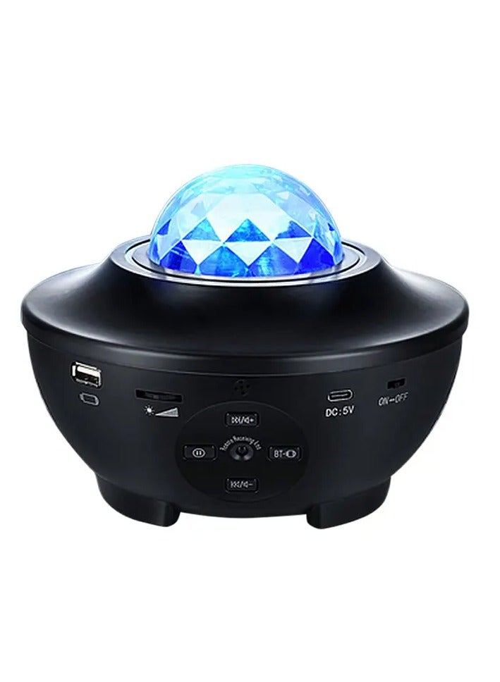 Space with the Galaxy Projector Lamp, Starry Night Light with Music, Bluetooth Speaker, and RGB Lights, Perfect for Bedroom Ambiance USB Supported. - Image 2