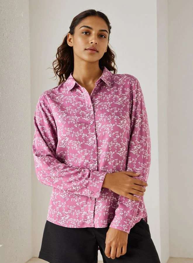 Splash FAV All-Over Floral Print Shirt