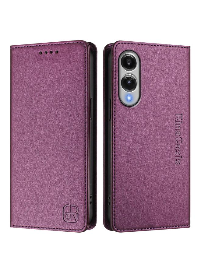 اس-توب جراب لهاتف Samsung Galaxy S25 Edge 5G RC01 جراب هاتف جلدي مزدوج الطي مزود بخاصية الشفط المغناطيسي بتقنية RFID - Image 2