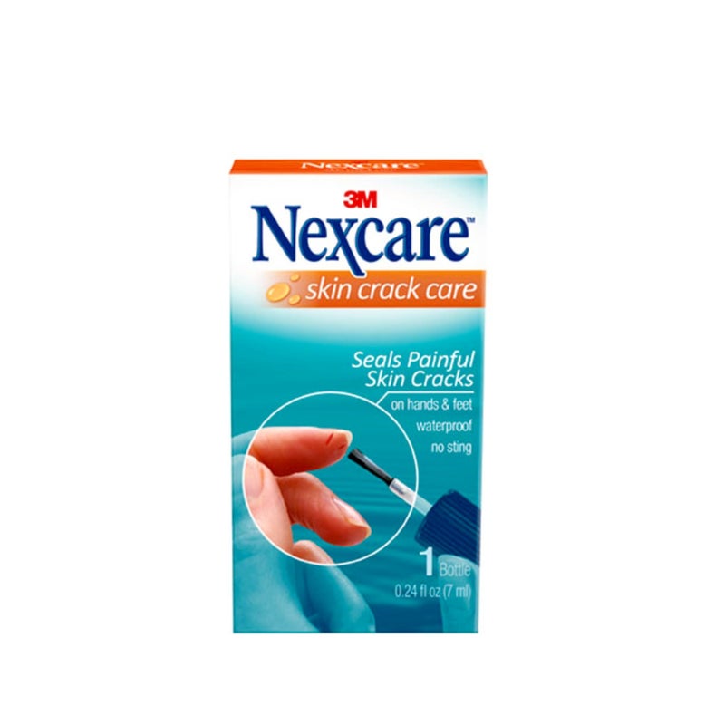 3M Nexcare Skin Crack Care, Skincare Solution for Cracked Skin, Keep in First Aid Kit - 0.24 fl oz Bottle - Image 2