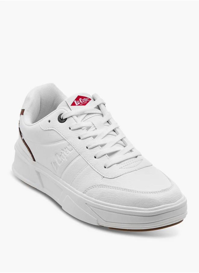 Lee Cooper Men's Logo Detail Lace-Up Ankle Sneakers