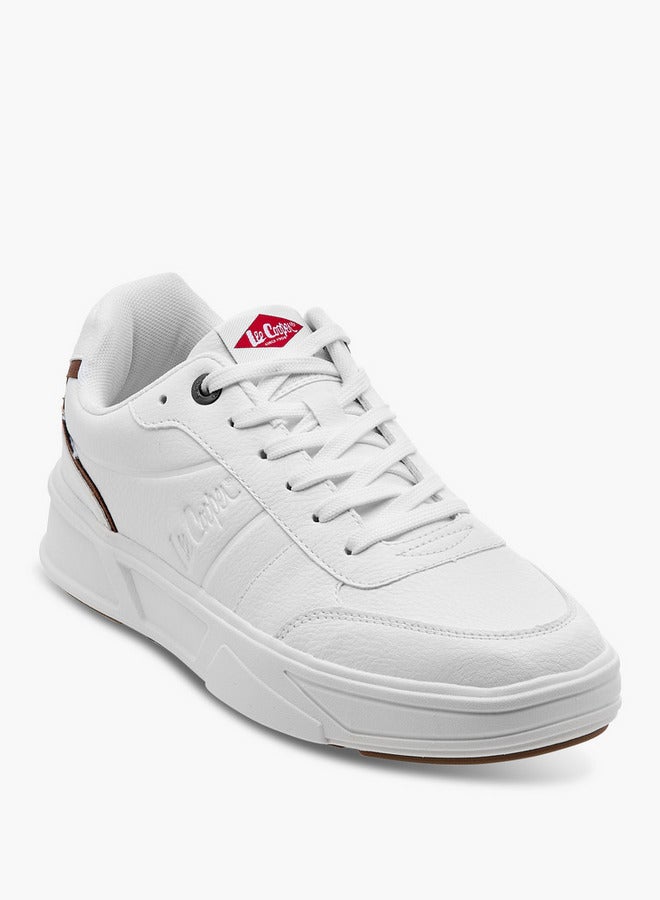 Lee Cooper Men's Logo Detail Lace-Up Ankle Sneakers  - Image 2