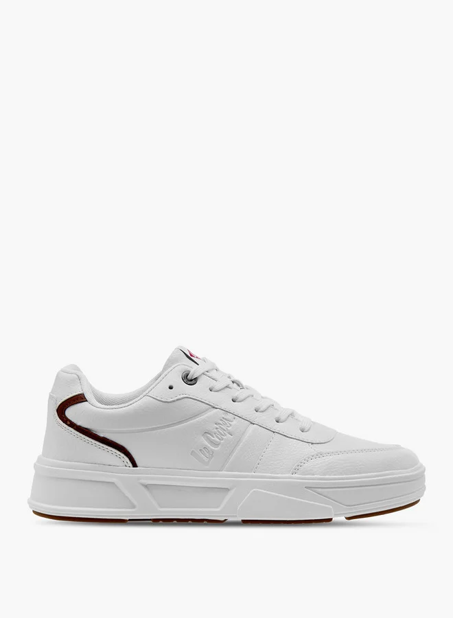 Lee Cooper Men's Logo Detail Lace-Up Ankle Sneakers