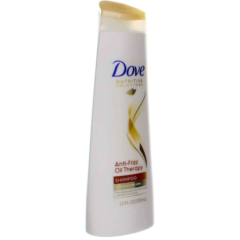 Dove Nutritive Solutions Anti Frizz Shampoo for Frizzy, Tangled Hair Oil Therapy with Nutri-Oils Moisturizing Shampoo Formula Smooths Hair 12 oz - Image 3