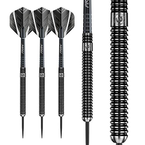 Winmau Blackout 26 Gram Tungsten Darts Set with Flights and Shafts (Stems) - Image 3
