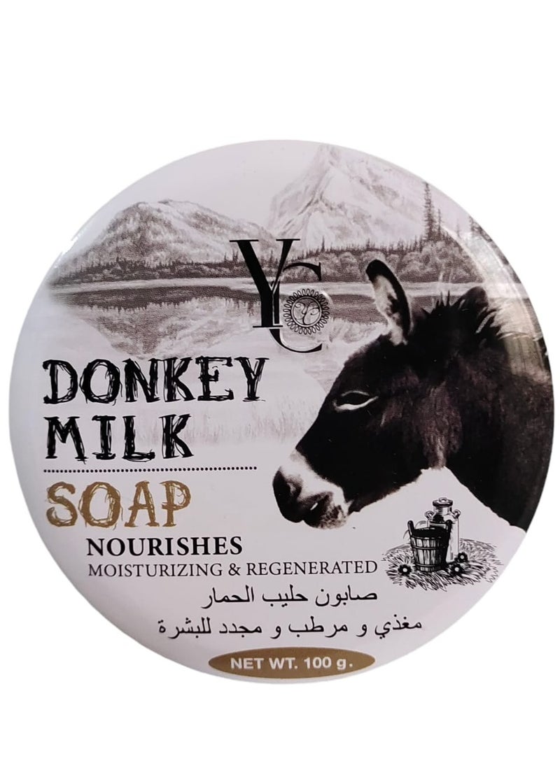 واي سي صابون حليب الحمار 100 جرام - Image 1